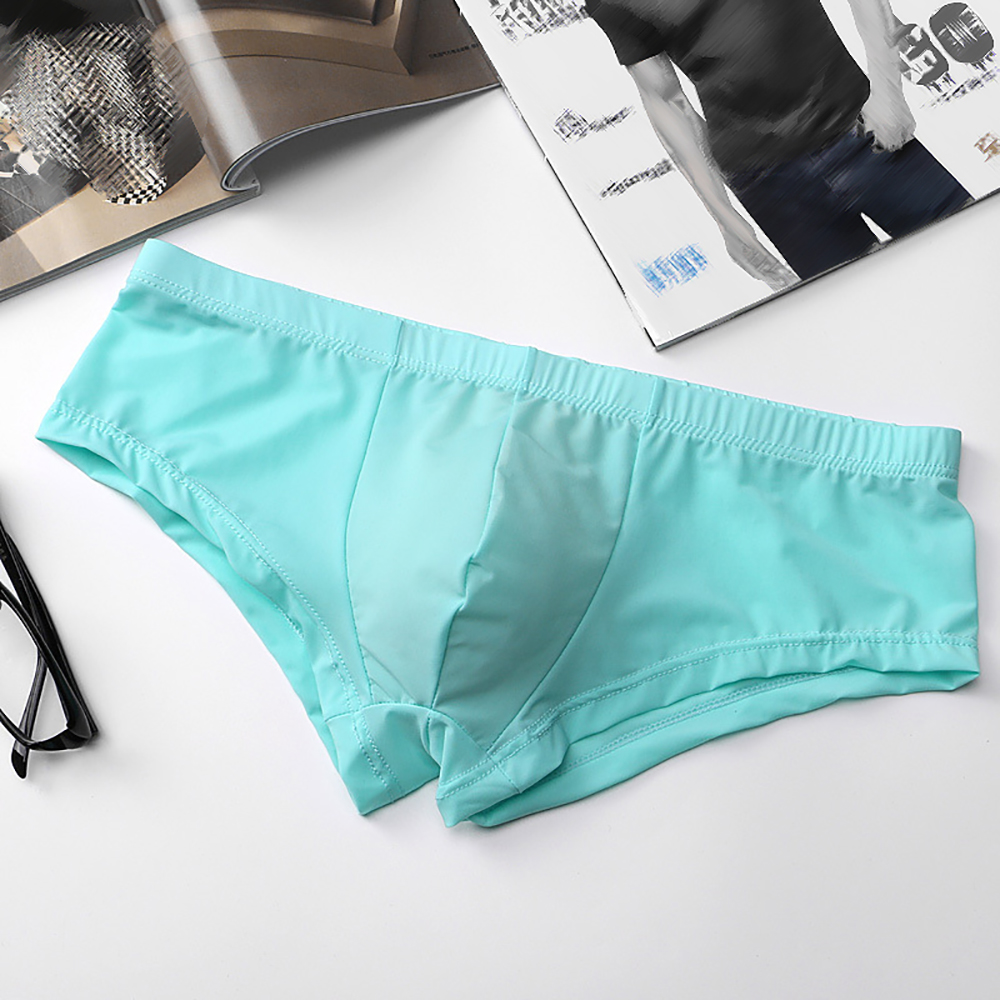 Pouch Boxer Pouch - Eis Seide Unterwäsche Boxer Briefs Atmungsaktive