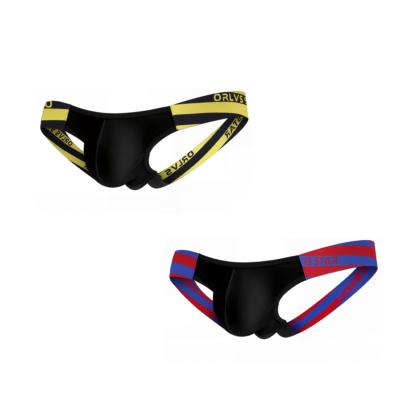 Jockstrap Athletic - Herren Jockstrap Unterwäsche Hochelastischer Baumwoll-Tanga mit