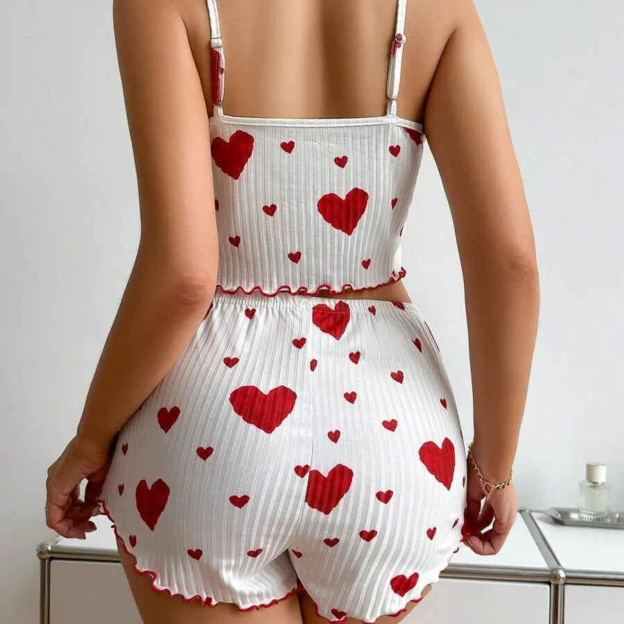 Damen-Pyjama-Set, Nachtwäsche, – Suspender Tank Top Bewertung und Preis